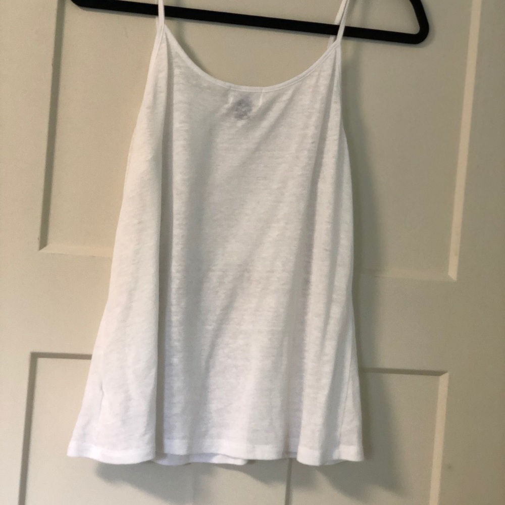 White Mesh Tank Top - Picture 5 of 6